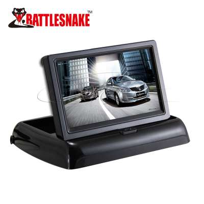 4.3 inch tft car rear view monitor with 2 video input