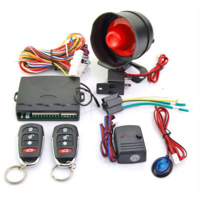 South America market hot selling universal one way car alarm system with compact anti-hijacking design