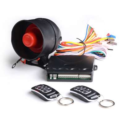 Competitive one way car alarm system with flip key